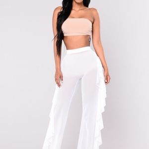 NWT Fashion Nova sheer mesh pants